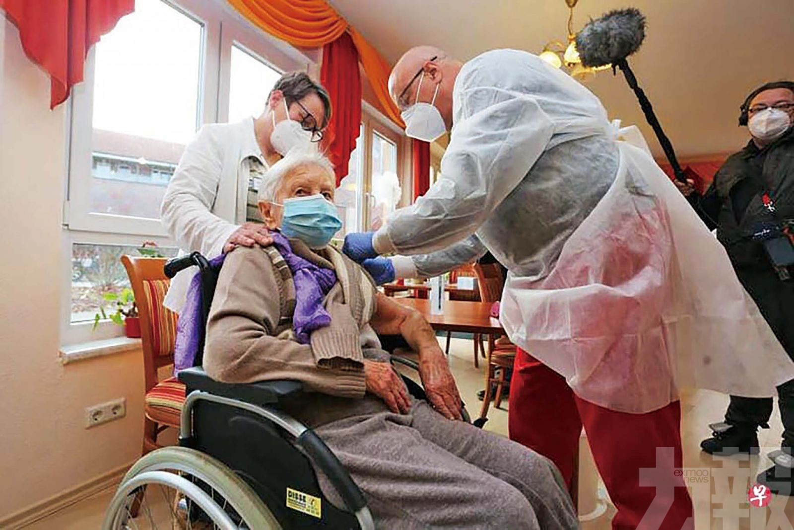 德國101歲婆婆先接種