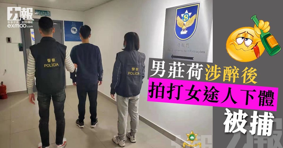 男莊荷涉醉後拍打女途人下體被捕