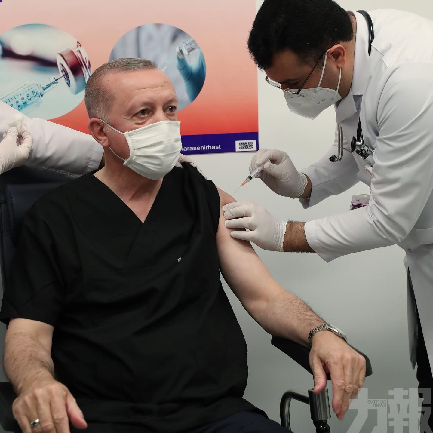 土耳其總統接種中國新冠疫苗