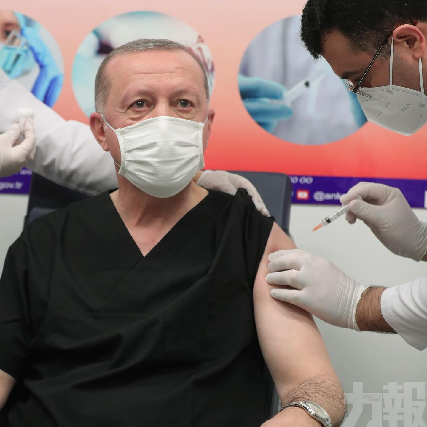 土耳其總統接種中國新冠疫苗