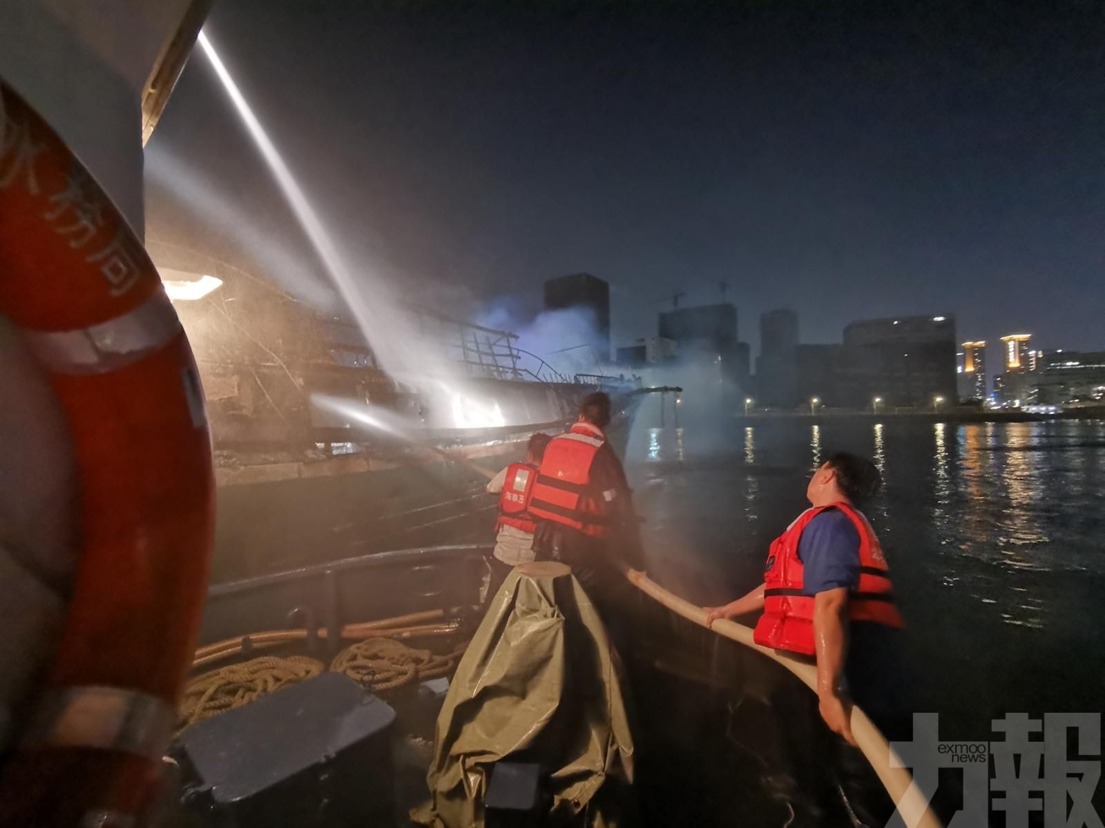 【漁船火警】當局循遺下火種及設備故障調查