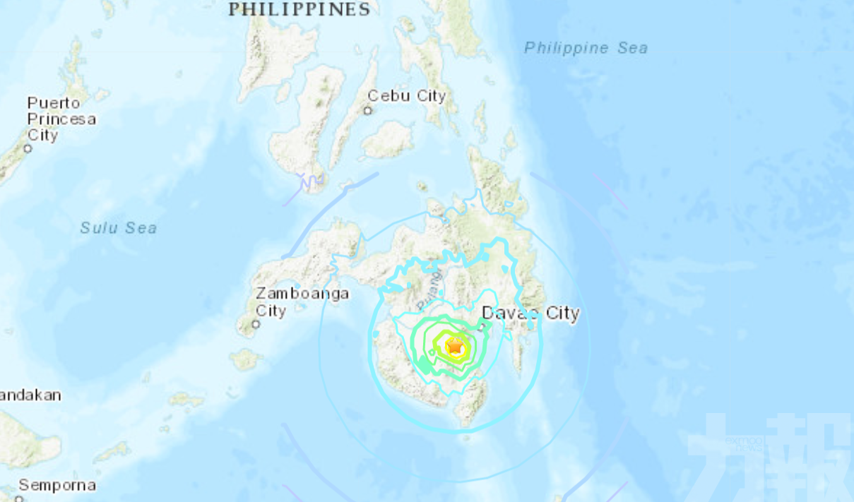 菲律賓棉蘭老島發生6.3級地震