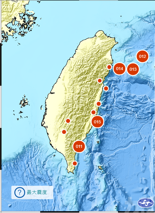 測報中心：不受福島地震影響