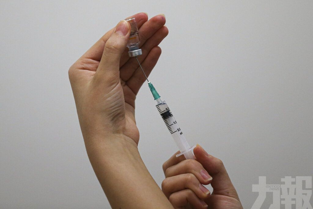 100萬劑疫苗將在明日抵港