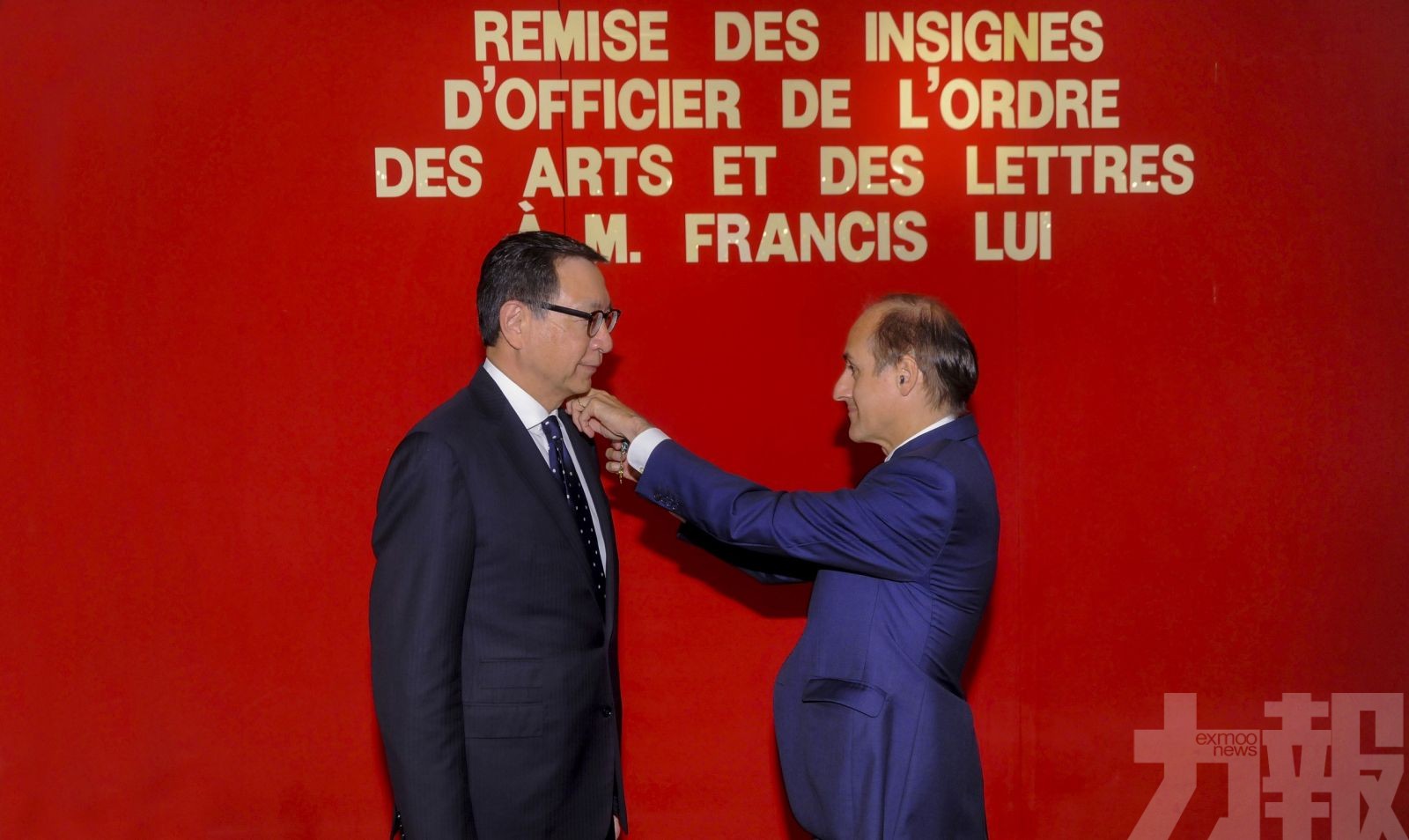 呂耀東獲頒法國藝術與文學勳章