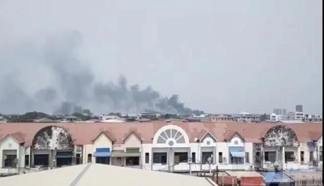 多家在緬中資工廠被燒