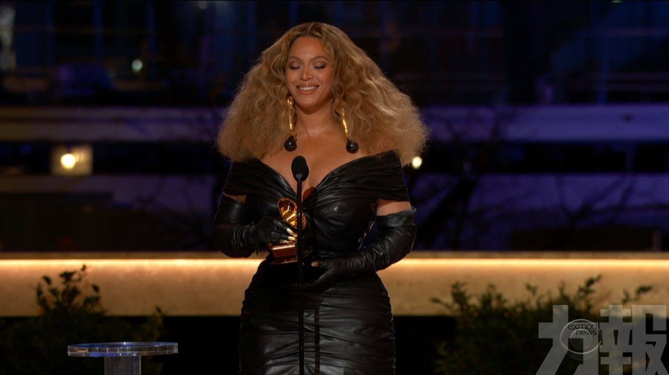 Beyonce成史上獲獎最多女歌手