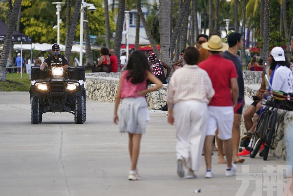 美國邁阿密海灘警方拘捕逾千人