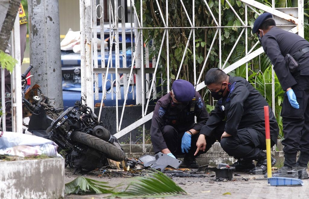 印尼教堂自殺式襲擊兩名疑犯為夫妻