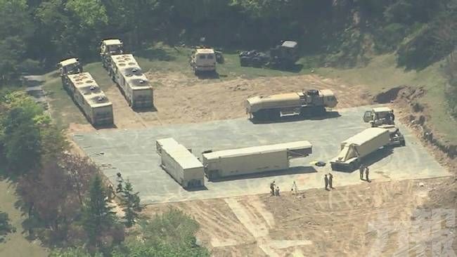 韓國防部向薩德基地運入物資