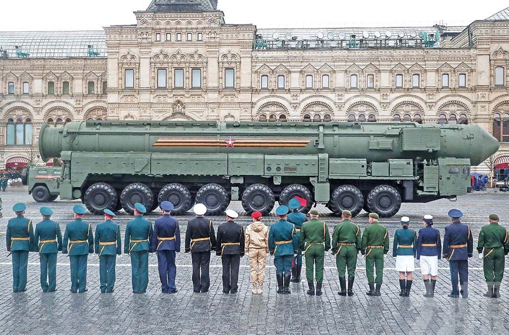 莫斯科紅場閱兵式登場