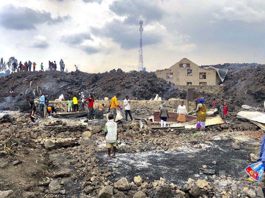 民主剛果火山爆發已致15人死亡