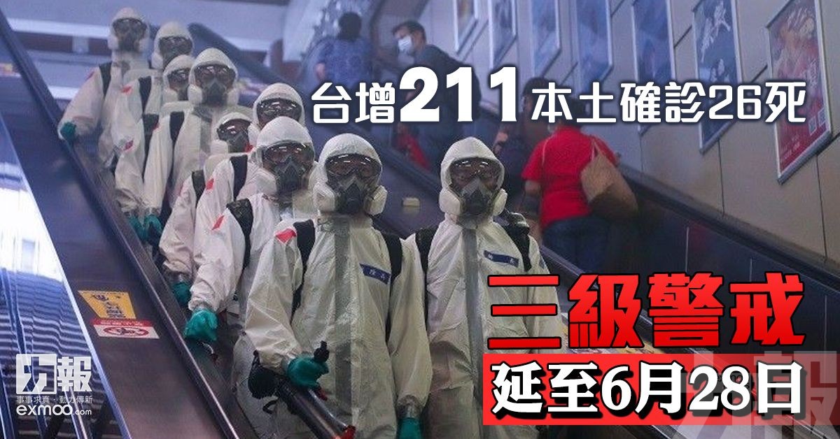 三級警戒延至6月28日