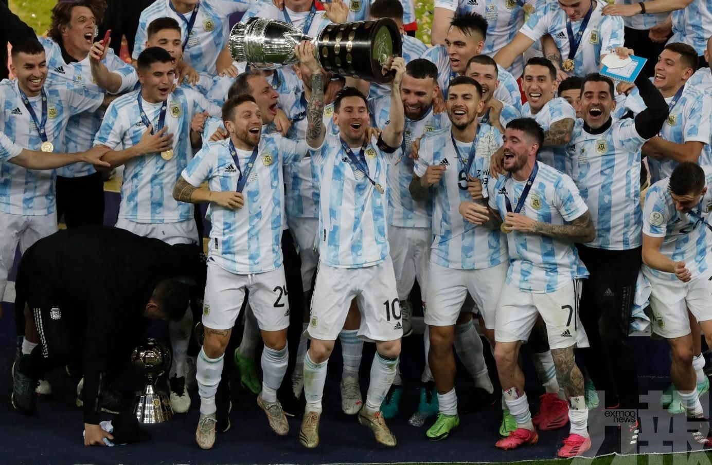 美洲盃阿根廷力克巴西粉碎28年魔咒