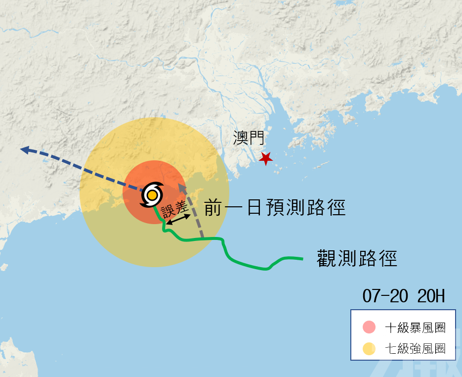氣象局：預報颱風路徑難度高