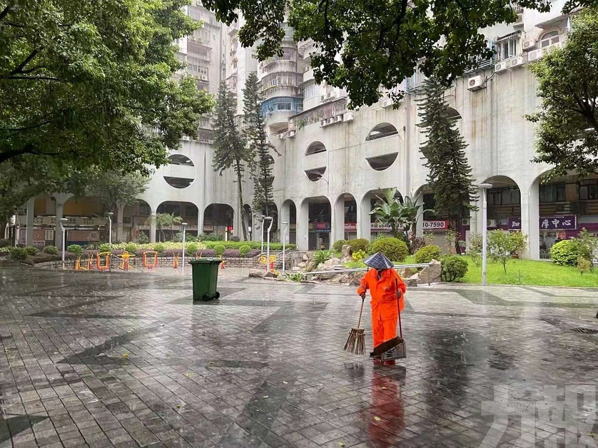 東亞運站錄得近80毫米雨量