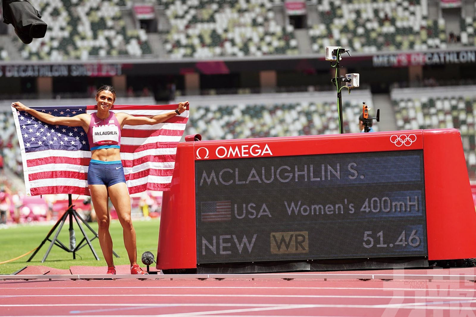 美國少女400米欄奪金