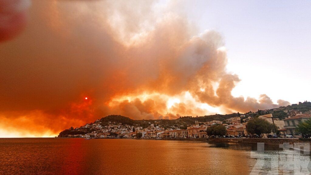 希臘山火連燒五日未撲滅