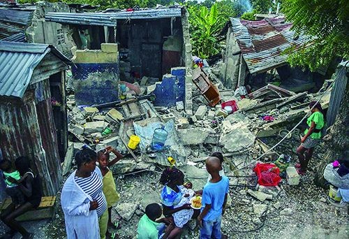 海地地震增至近1,300死 另有5,700人受傷