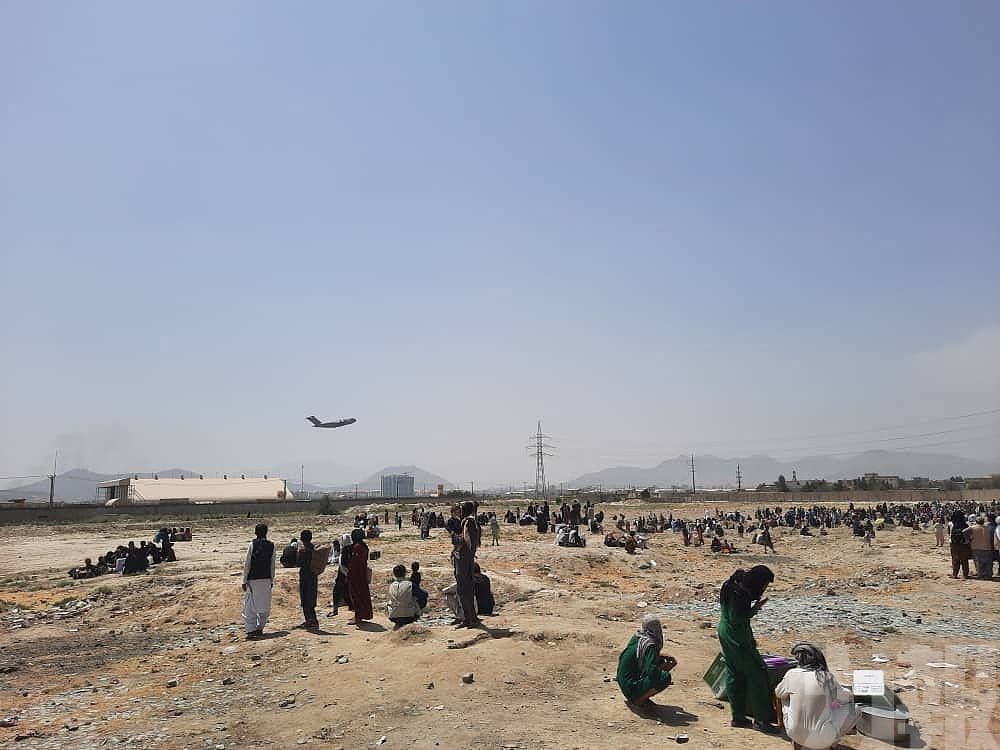 阿富汗喀布爾機場發生火災