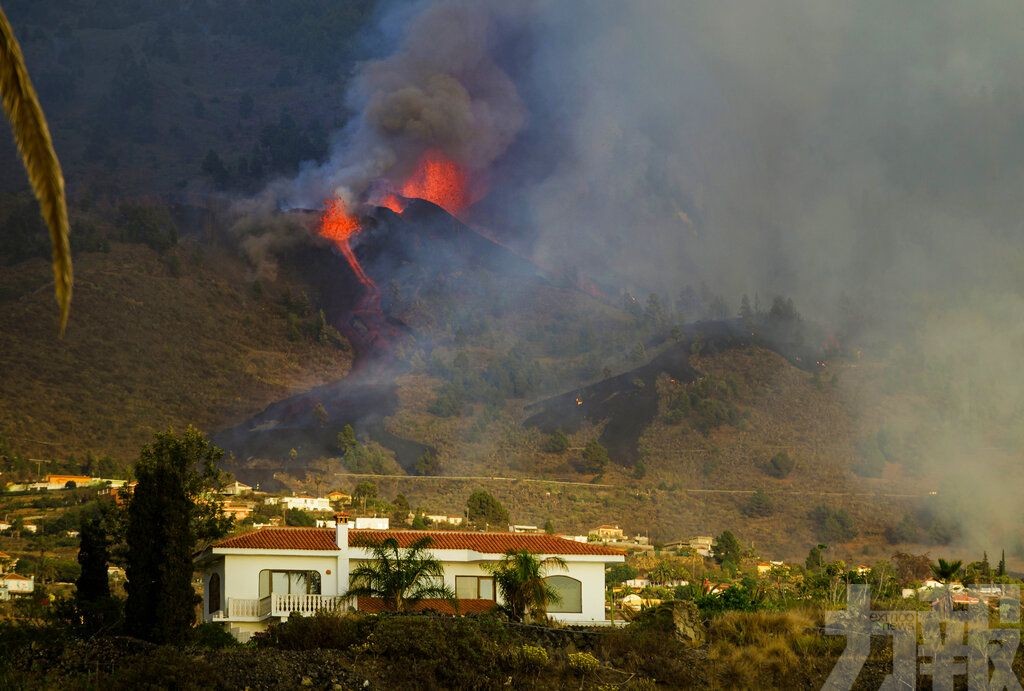 西班牙拉帕爾馬島火山爆發