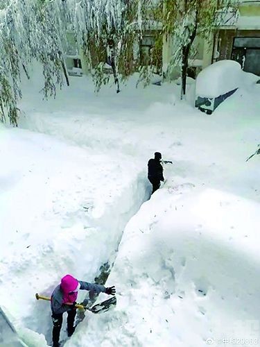 積雪如人高 車主找車似「開盲盒」