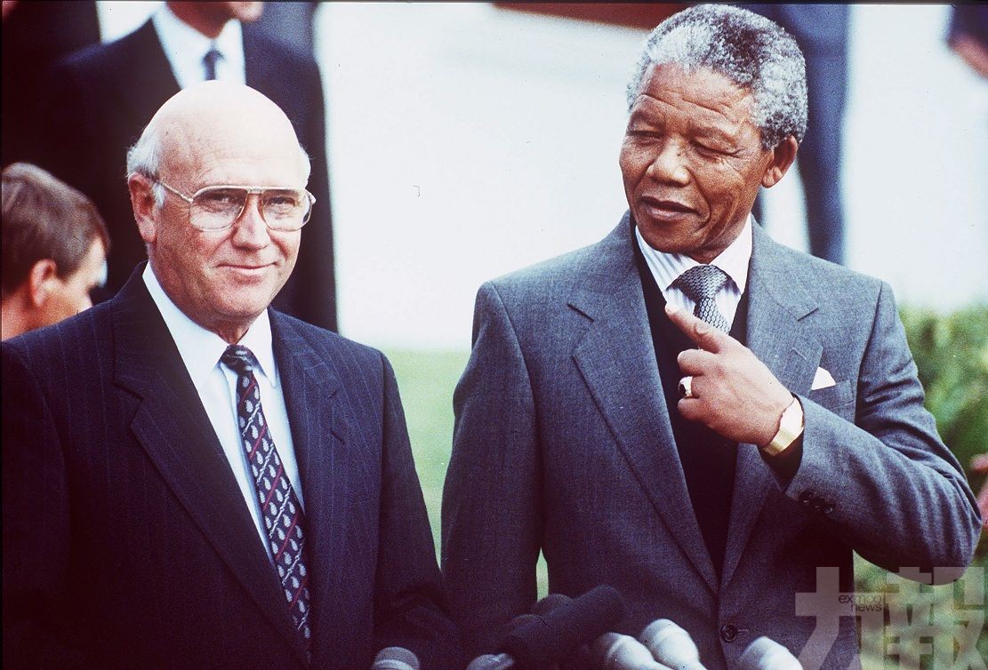 南非最後白人總統戴克拉克病逝