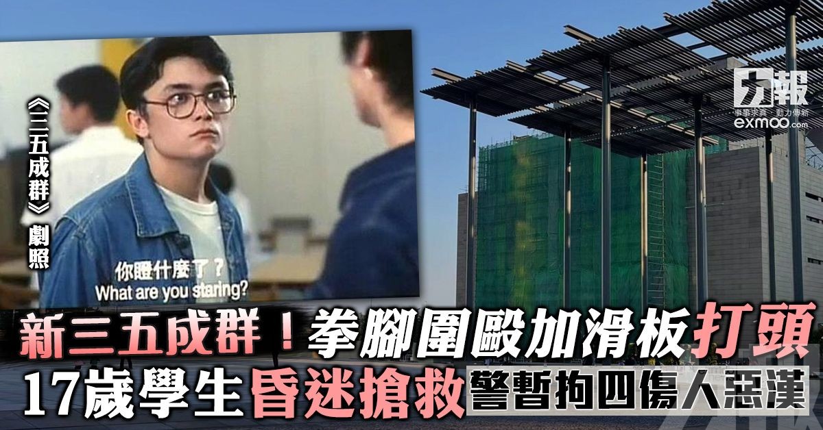 17歲學生昏迷搶救 警暫拘四傷人惡漢