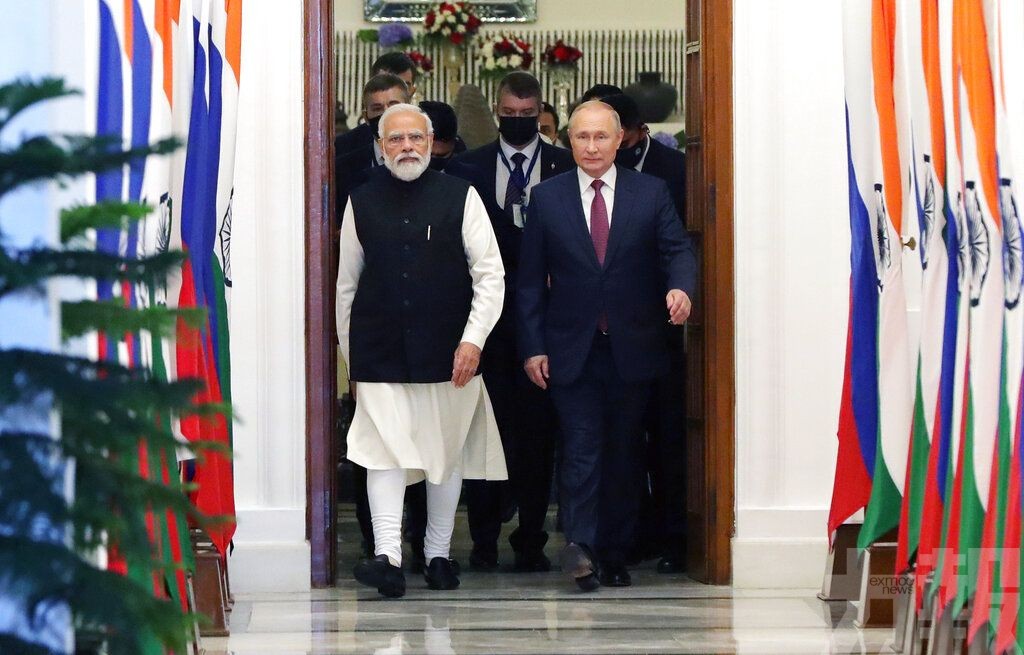 印俄領袖在新德里舉行會晤
