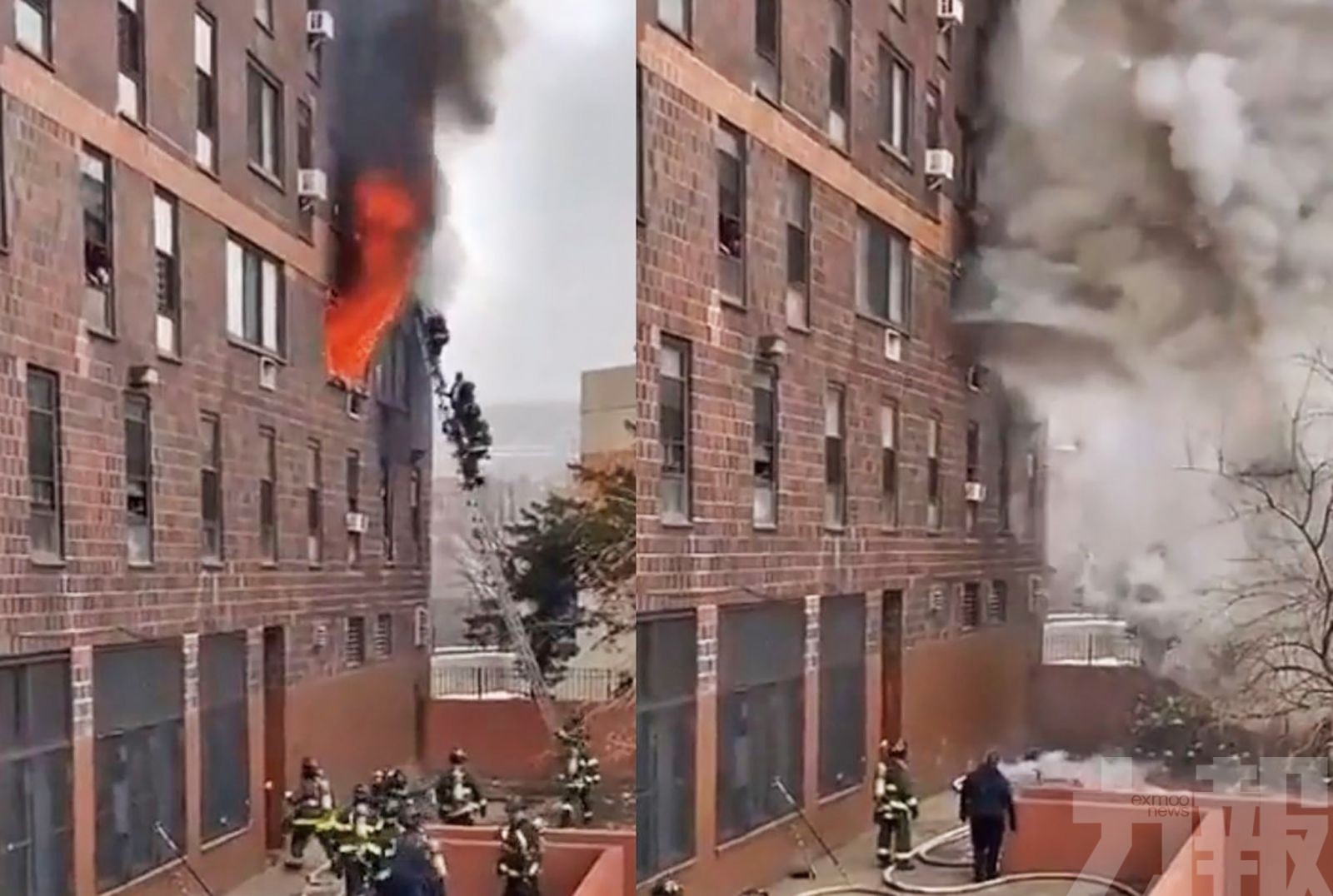 紐約公寓大火釀19死63傷
