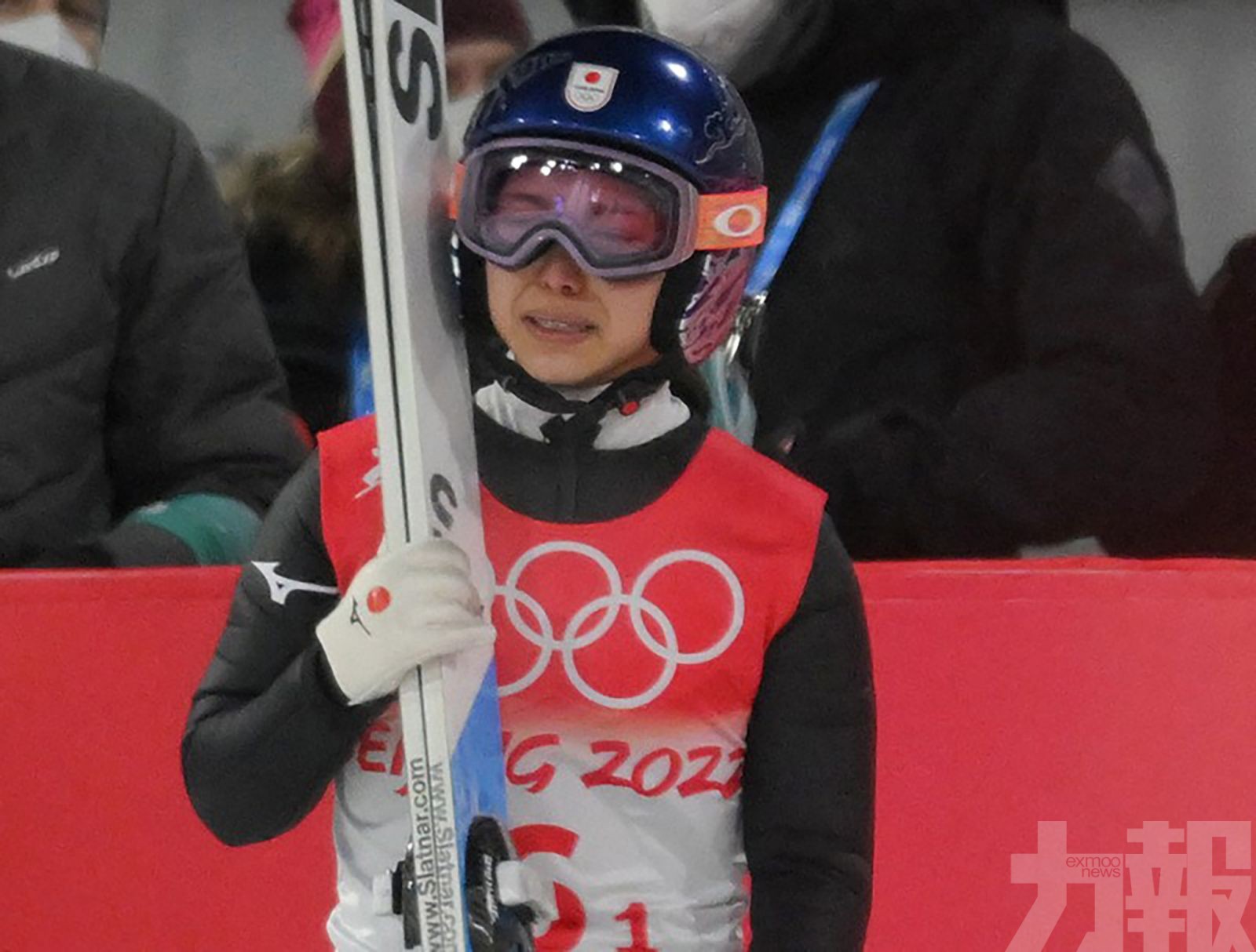 日本滑雪女將高梨沙羅淚崩