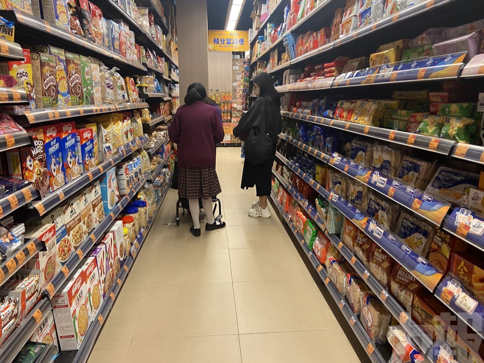 部分食品存貨量僅維持一至兩周