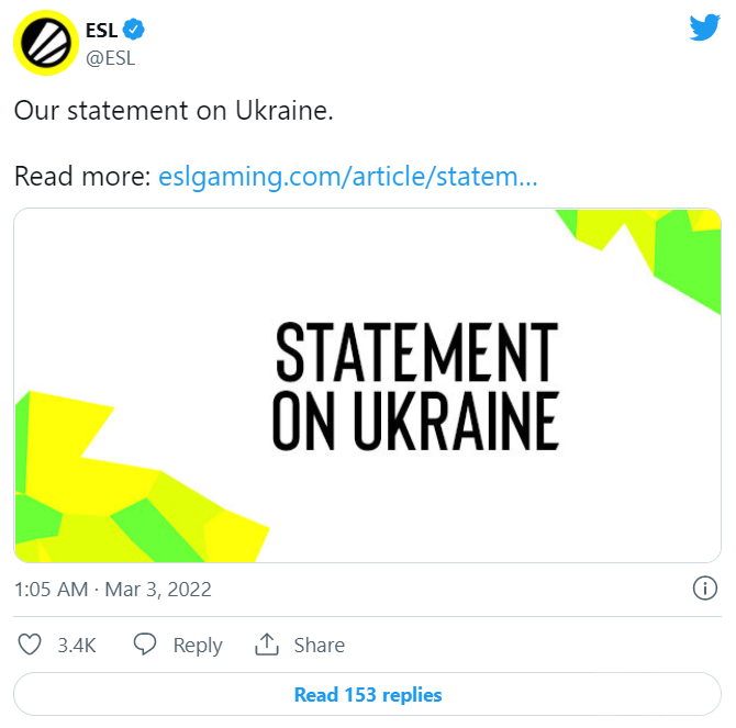 烏克蘭呼籲全球遊戲平台封殺俄帳戶