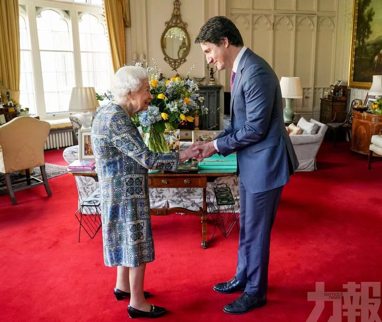 英女王接見加拿大總理