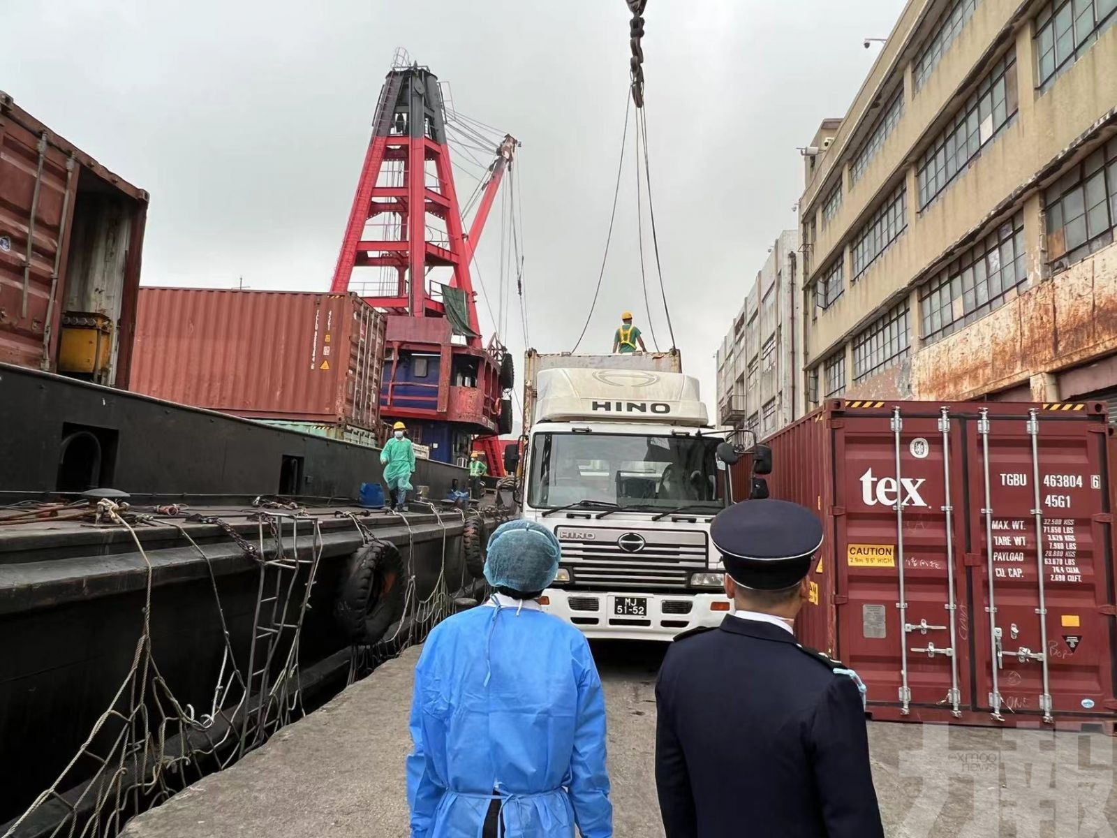 海關加强對進口貨物防疫措施