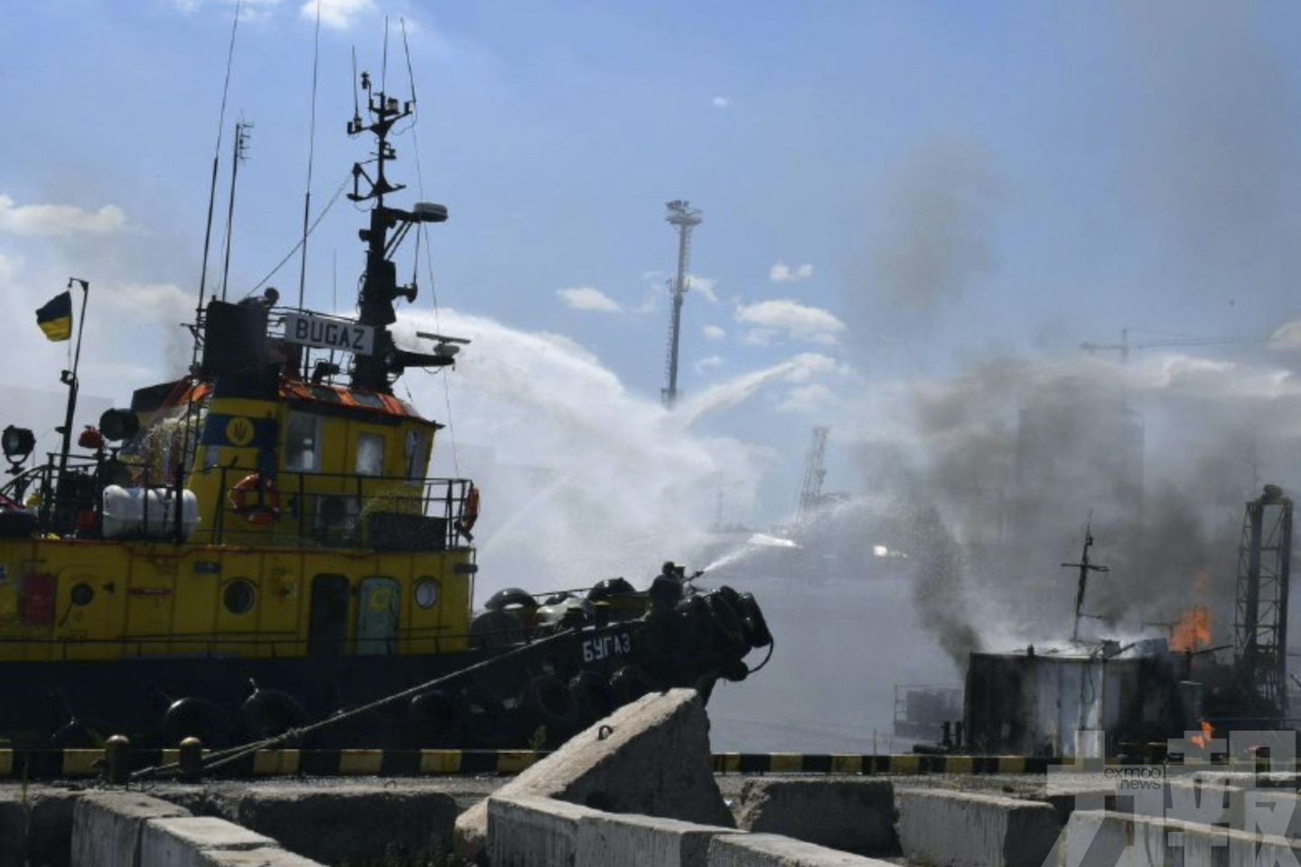 俄羅斯轟炸第一大港奧德薩