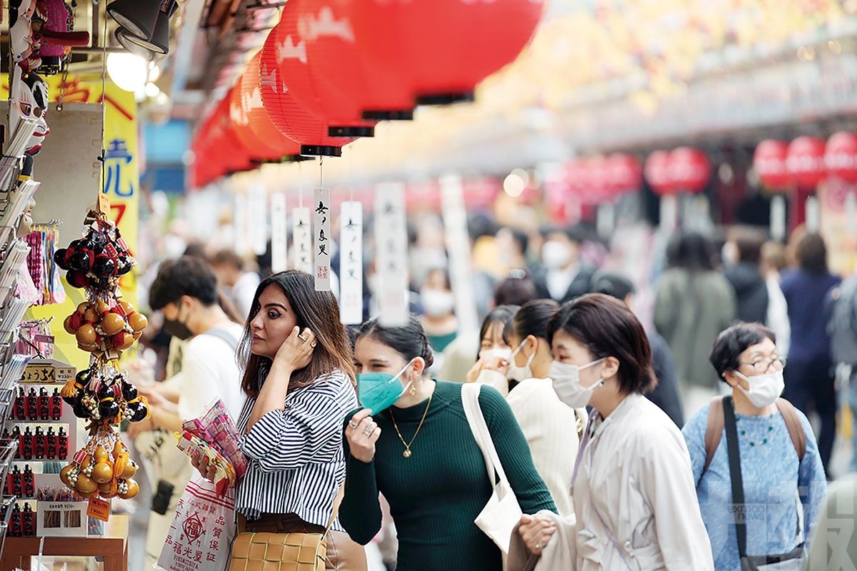 日本外國旅客支出或超五萬億日圓