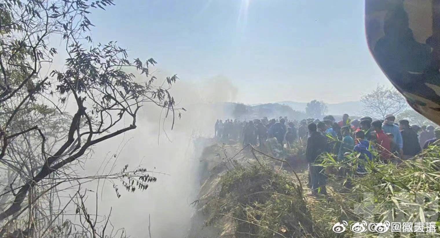 尼泊爾一架客機在博克拉墜毀