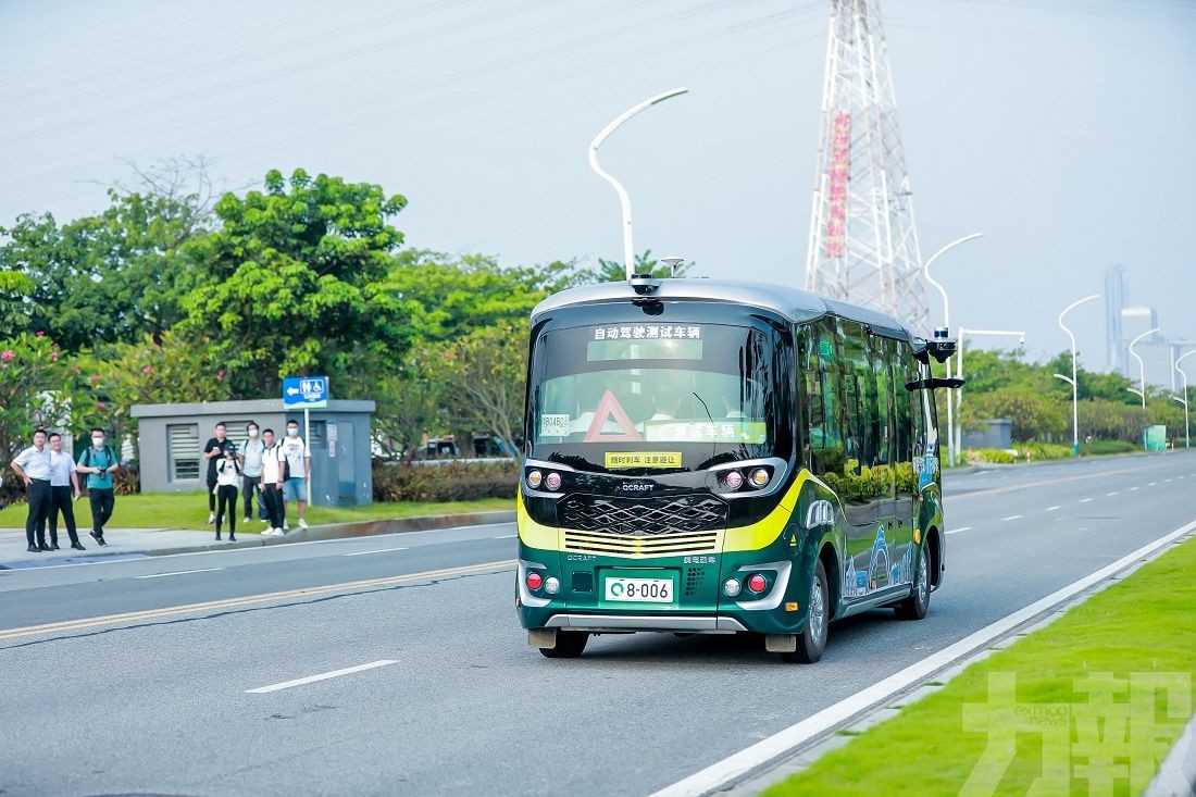 橫琴自動駕駛巴士年內增多條路線