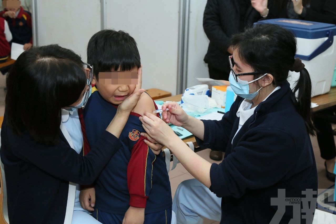 呼籲家長按防疫接種計劃為子女接種疫苗