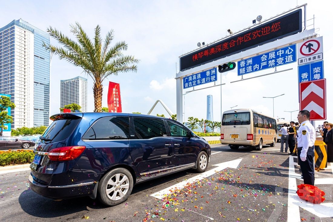 深合區十字門隧道通車