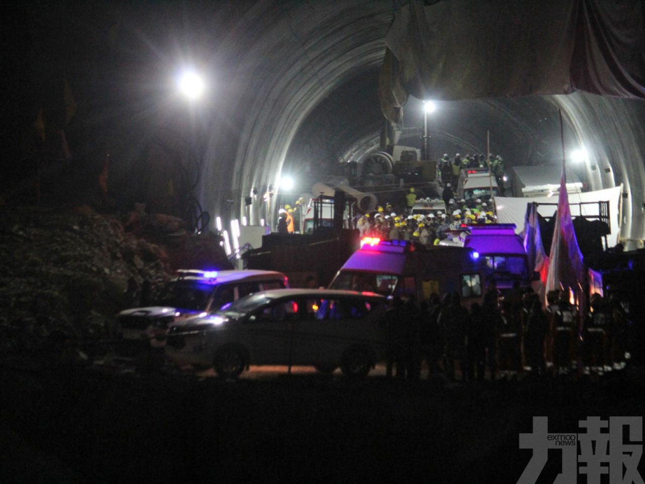 印度隧道坍塌41工人全數獲救
