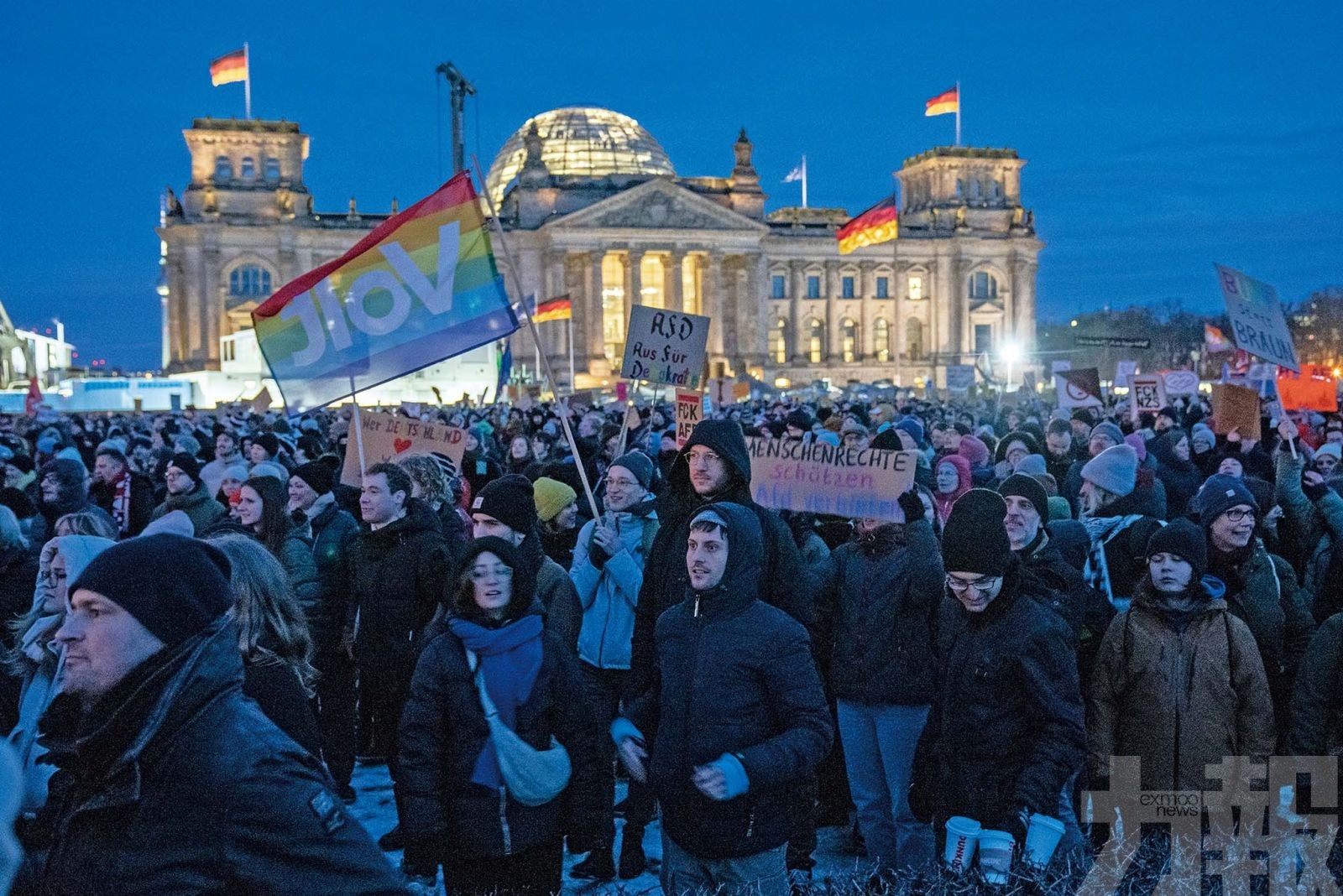 德國三天140萬人走上街頭