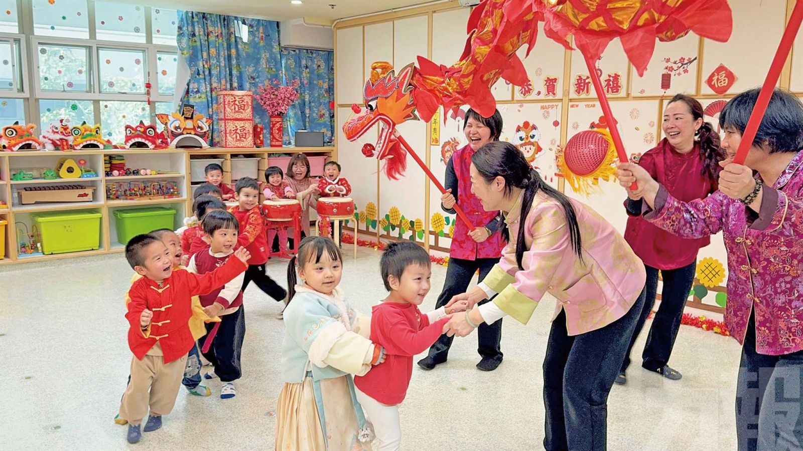 助幼兒感受傳統節日喜慶氣氛