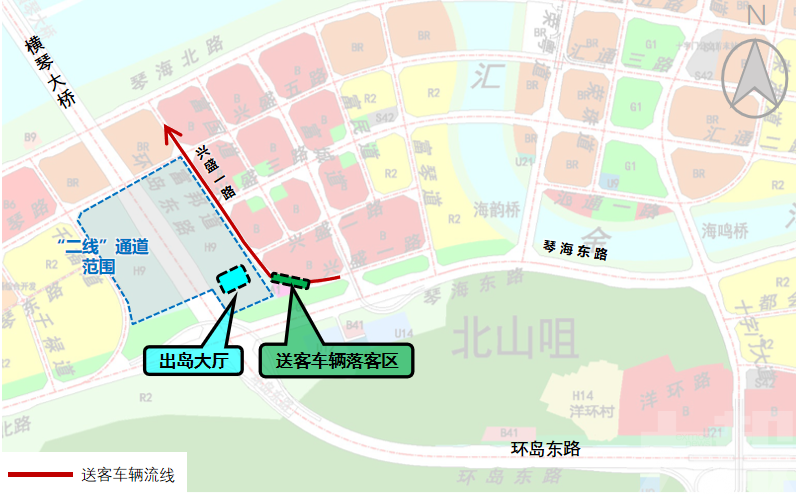 人員及車輛出島方式今公布