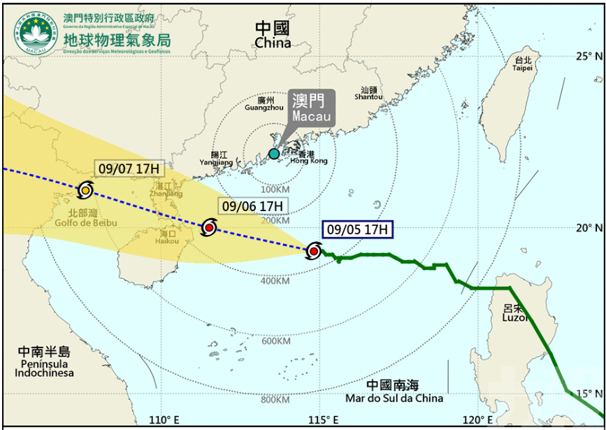 氣象局：今晚10時改掛八號風球