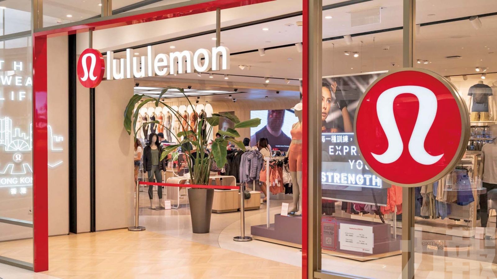 Lululemon績後股價急彈16%