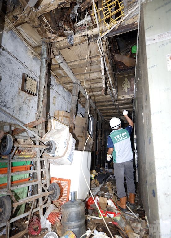 政府清拆大碼頭街殘危樓宇