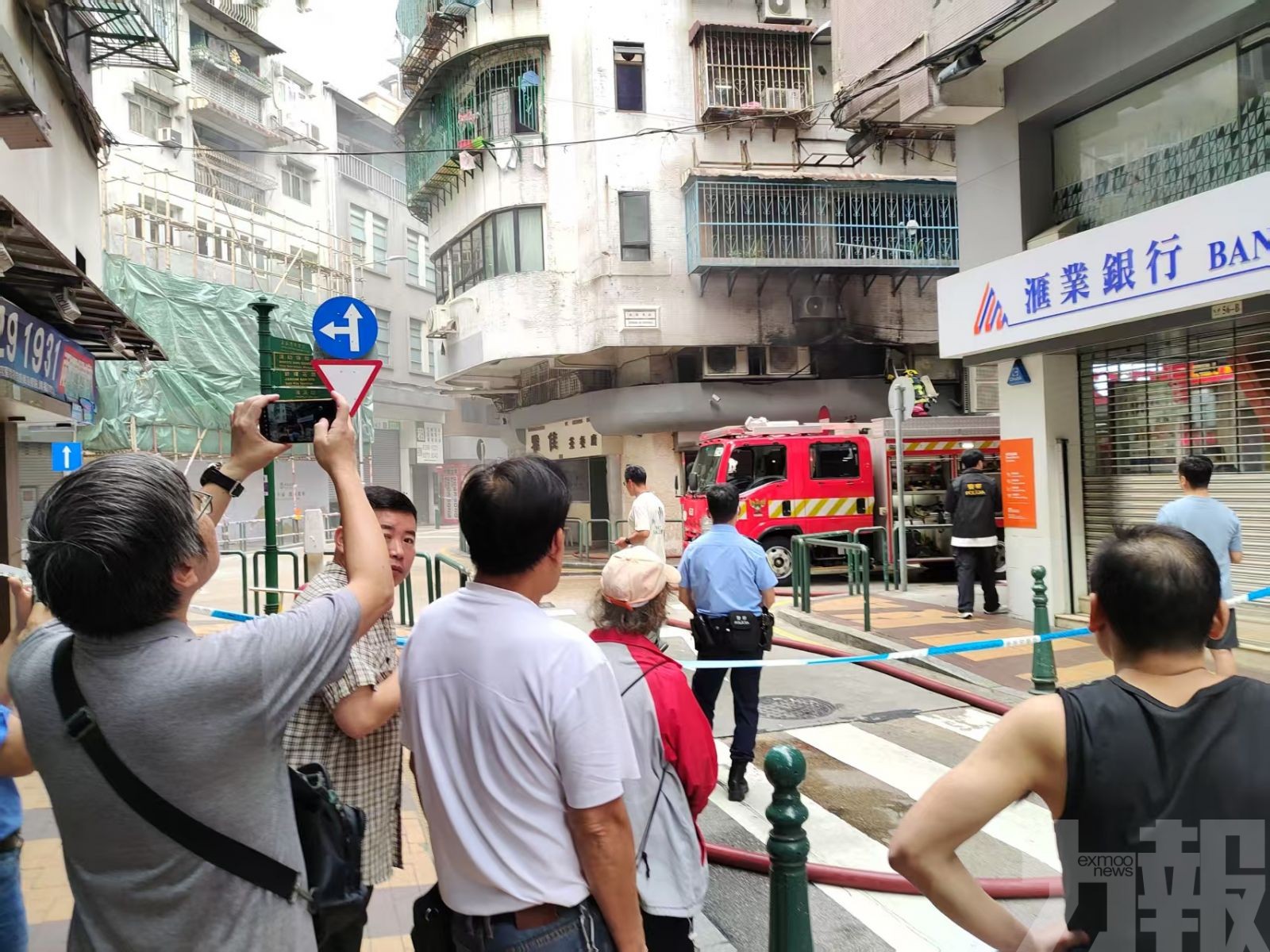一男童腳部受傷送院