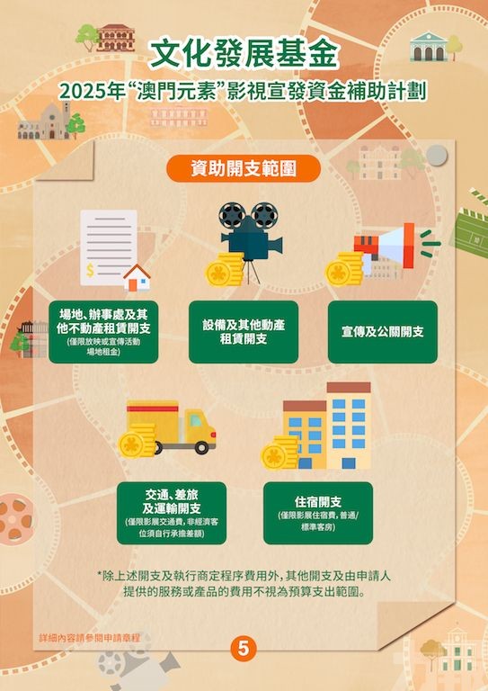 文化發展基金兩項資助計劃接受申請